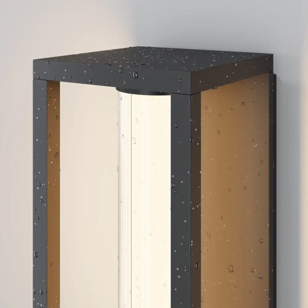 Zewnętrzny kinkiet ścienny Expo O480WL-L12B3K LED 12W 3000K IP54 czarna