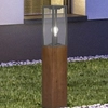 Stojąca LAMPA zewnętrzna GARONNE  401860130 Trio ogrodowa OPRAWA słupek outdoor IP44 drewno