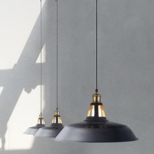 Loftowa lampa wisząca New Axel AZ1351 Azzardo nad wyspę czarna złota