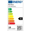 Wisząca lampa belka Lilt 2010603051 LED 28W 2700K nad wyspę szary
