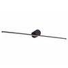 Metalowy kinkiet ścienny Camara W89949-8W-BK Zumaline LED 8W 4000K czarny