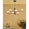 Molekułowa lampa wisząca Jasper JAS0622 kule białe czarne