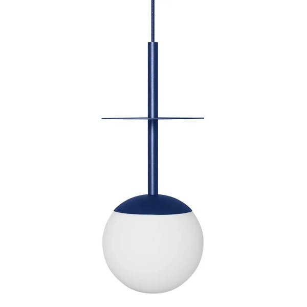Okrągła lampa sufitowa do jadalni PLAAT A PLA11313P0 granatowy