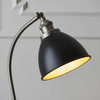 Gabinetowa lampa stołowa Franklin 98752 Endon retro cyna czarna