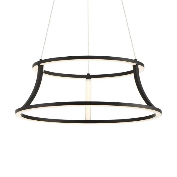 Okrągła lampa wisząca Cadoux QN-CADOUX-P-BK LED 54W 3000K czarny