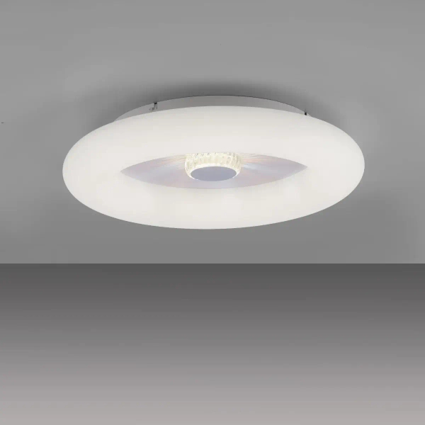 Plafon sufitowy VERTIGO biały glamour LED 30W 2700-5000K z pilotem regulowana barwa 14383-16
