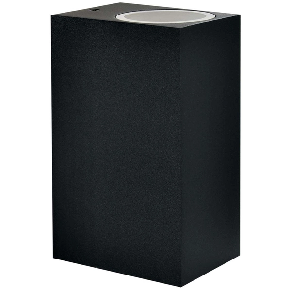 Elewacyjna LAMPA ścienna BOSTON 303332 Polux kostka OPRAWA ogrodowa zewnętrzny KINKIET na taras IP44 outdoor czarny