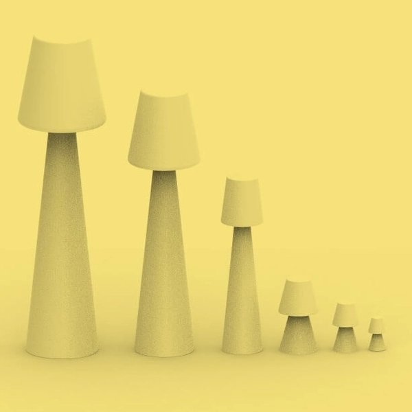 Podłogowa lampa tarasowa Lola LUMLL165OFNW King Home IP65 nowoczesny biały