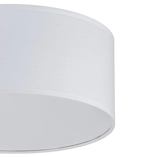 Kuchenna lampa sufitowa Rondo 3331 TK Lighting okrągła z tkaniny biała