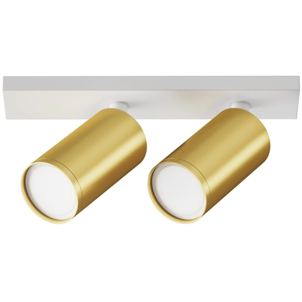 Regulowana lampa sufitowa Focus S C051CL-U-2WMG Maytoni biała złota
