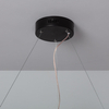 Zwisająca lampa Biuro ABR-LWBO-36W-3000K LED 36W 3000K okrąg czarna