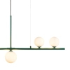 Kulista lampa wisząca MODERNO DN1506 green szmaragdowa 4xG9 kule