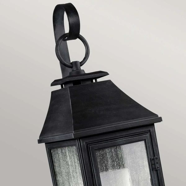 Zewnętrzna LAMPA elewacyjna Shepherd FE-SHEPHERD-2S Elstead FEISS ścienna OPRAWA ogrodowa klasyczna outdoor IP44 cynk przezroczysta
