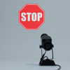 Szkiełko do projektora rzutnika logo LOGG1-STOP znak