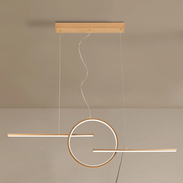 Ledowa lampa na listwie Lauren AZ5258 38W ring złota