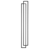 Lampa ścienna SYMMETRY ST-MD-1027L LED 69W 3000K ramki metalowe czarne