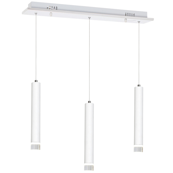 LAMPA wisząca ALBA ML189 Milagro metalowa OPRAWA zwis LED 15W 4000K listwa kaskada tuby sople białe