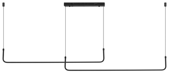 Lampa wisząca Mario AZ5446 sterowana pilotem czarna 
