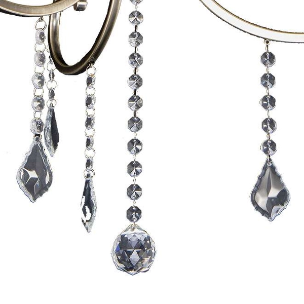 Żyrandol maria teresa VEN W-N 1637/5 PN świecznikowy patyna przezroczysty