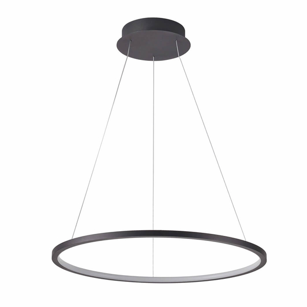 Wisząca lampa Vinola PND-56135B-080RPC-BK-3KS4K-TRDIMM Italux LED 48W 3000-4000K czarna