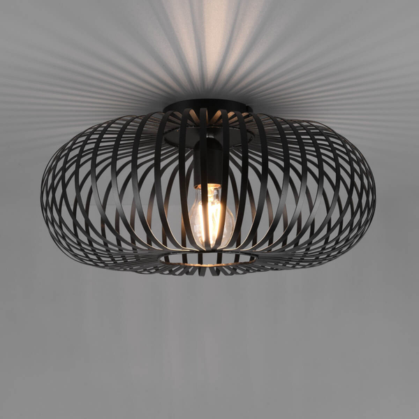 Sufitowa lampa JOHANN 606900132 Trio druciak do kuchni czarna