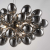 Lampa wisząca szklane klosze Infinity 80124 Endon kulista bańki czarny chrom