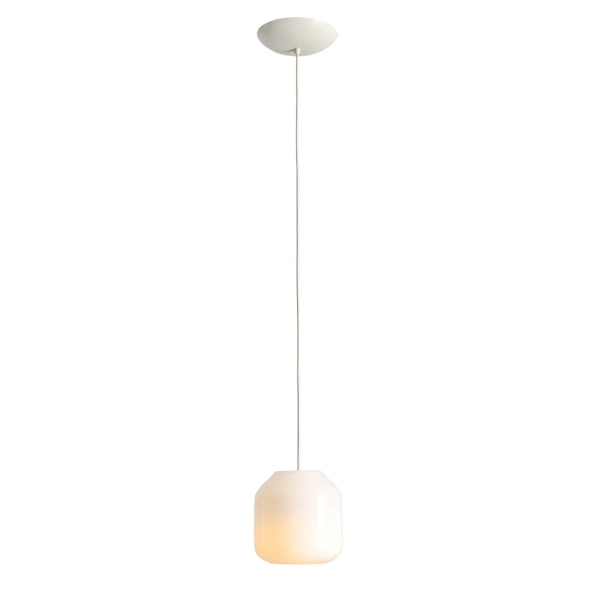 Lampa wisząca beżowa FLASK 1xE14 ze szkła do jadalni 8500G20_S