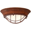Sufitowa lampa vintage Typhoon 94492/60 na korytarz metalowa rdzawa