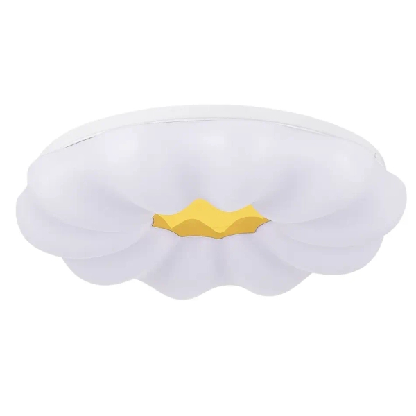 Designerski plafon Ariva LP-8321/1C-40 WH LED 23W 4000K biały złoty