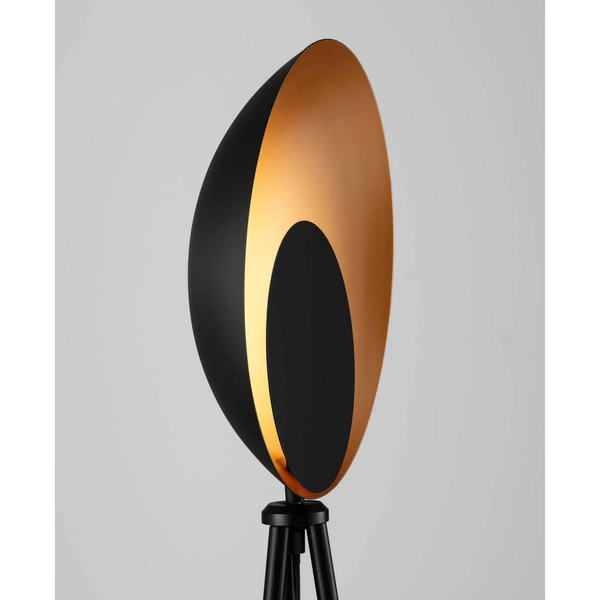 Podłogowa lampa na trójnogu CATIAMAR LE44958 LED 12W 3000K czarny złoty