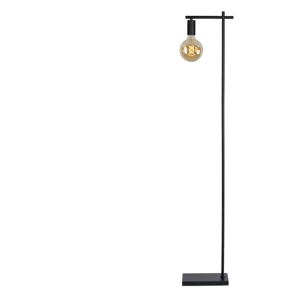 Stojąca lampa metalowa Leanne 21721/01/30 Lucide loftowa czarna