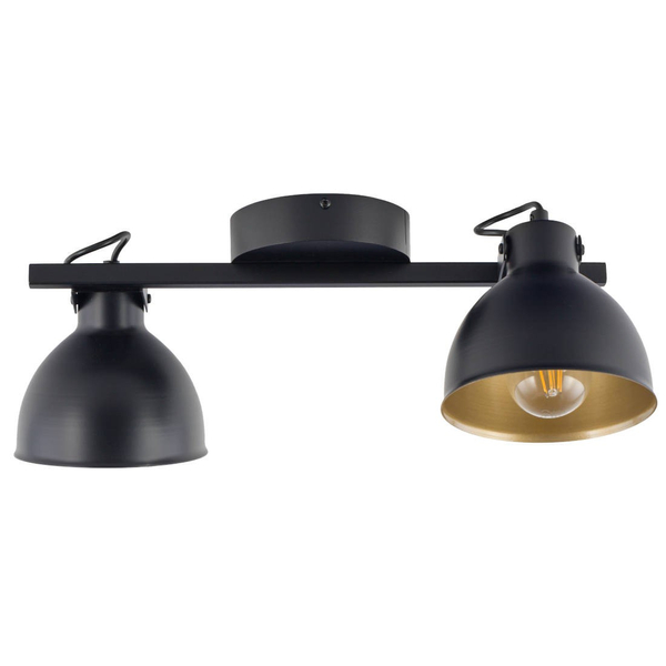 Loftowa lampa sufitowa MARS Sigma 2-punktowa czarna