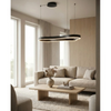 Wisząca lampa MIRABELLA czarna AZ6744 1x48W LED 3000K ściemnialna