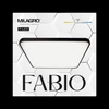 Sufitowa lampa nowoczesna Fabio LED 35W 4000K czarna square