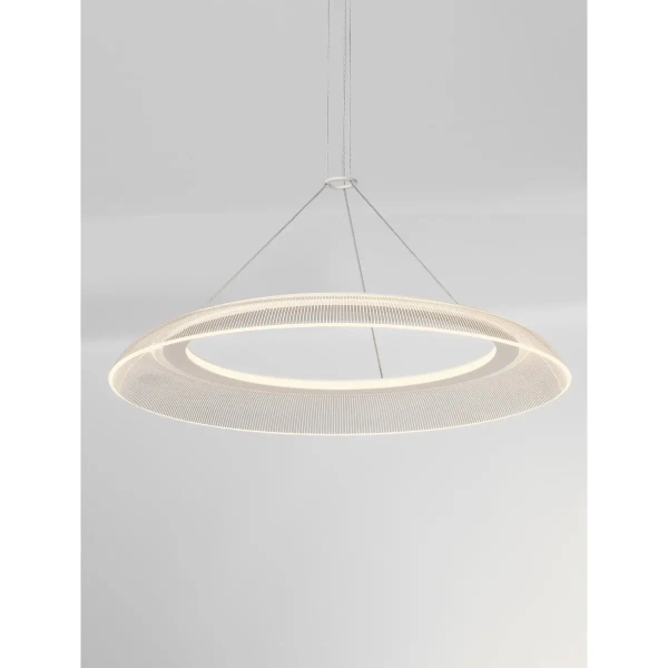 Lampa wisząca PANVIRA LE45390 LED 43W 3000K talerz biały