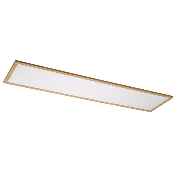Prostokątny plafon pokojowy Almond 6909 LED 40W 4000K sufitowy drewno
