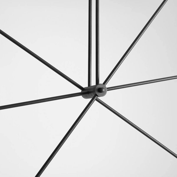 Minimalistyczna lampa wisząca Ohio 1081PL_K1 biała czarna