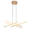 Wisząca lampa CRISS CROSS ST-MD240406-4 gold LED 48W 3000K złoty