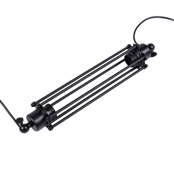 Lampa wisząca loft RETRO KRH-E27 metalowa vintage zwis czarny