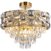 Sufitowa lampa kryształowa Luxuria ML8894 Milagro pałacowa złota