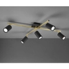 Lampa sufitowa VANTOS DL580612400 Trio regulowana sople czarna złota