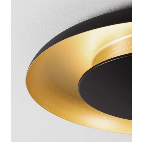 Sufitowa lampa z regulacją CAPINOTA LE44804 LED 38W 2700-4000K czarny złoty