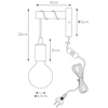 Dziecięca LAMPA ścienna PAULIEN 08227/01/35 Lucide metalowa OPRAWA 1-punktowa kinkiet niebieski