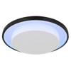 Ściemnialny plafon z pilotem Morgan 41390-21 LED 21W CCT RGB czarny