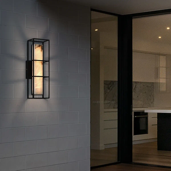 Kinkiet prostokątny Blakley QN-BLAKLEY-L-BK LED 20W 3000K IP44 czarny