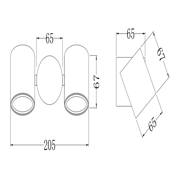 Zewnętrzna LAMPA ścienna WALLSTREET O010WL-02B Maytoni metalowa OPRAWA elewacyjna outdoor IP54 czarna