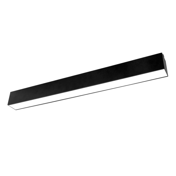 Prostokątna lampa przysufitowa Astar CL0105-18-BK LED 20W 3000-4000K czarny