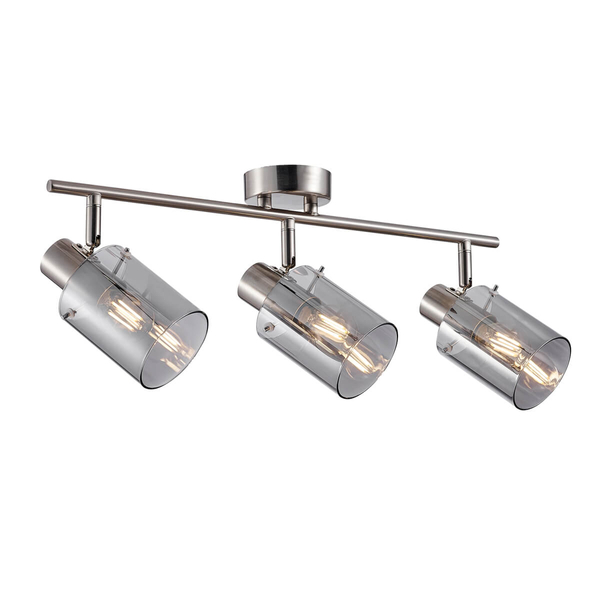 Regulowana lampa sufitowa Sardo SPL-5581-3-SC-SG Italux szary srebrny