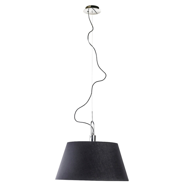 Zwisająca lampa salonowa Alicante AZ2292 Azzardo abażur czarna
