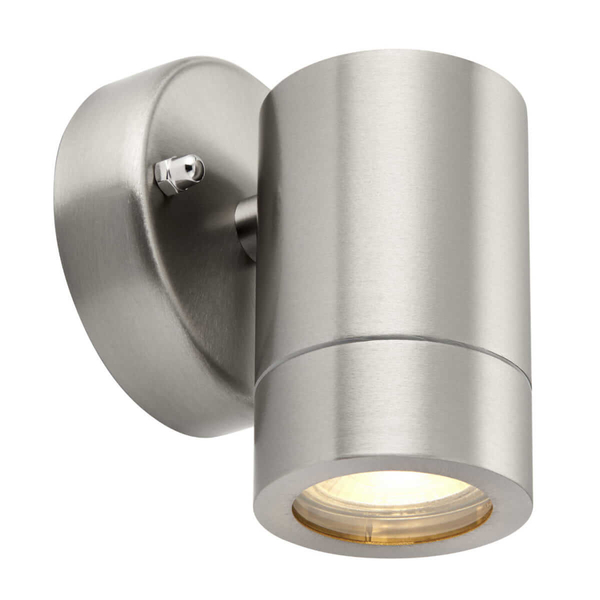 Ścienna lampa zewnętrzna Palin 13801 Saxby IP44 srebrna